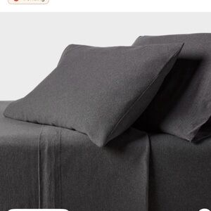 Threshold Dark Gray Bedding Sheets